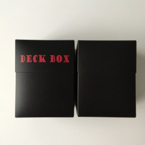 80+ Poly Black Deck Box for Pokemon/Yu-Gi-Oh and Magic Card