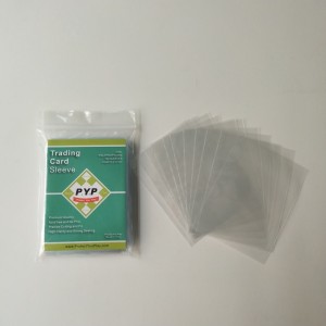 2 Mil Crystal Clear Poly Soft Trading Card Sleeves